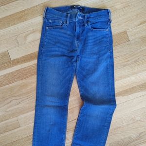 Blue straight leg express jean
